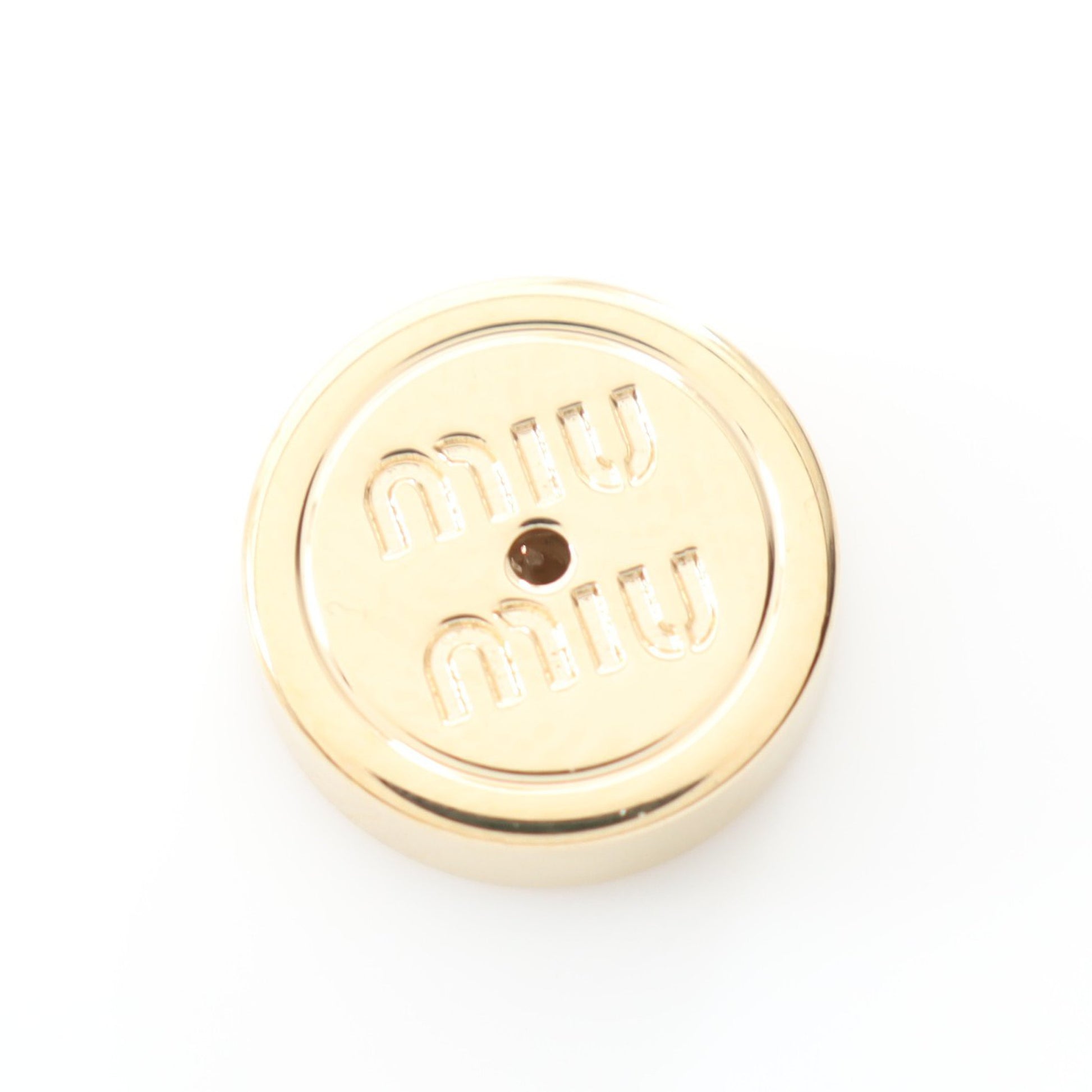 ピアス GP ゴールド ブラック ミュウミュウ アクセサリー miu miu