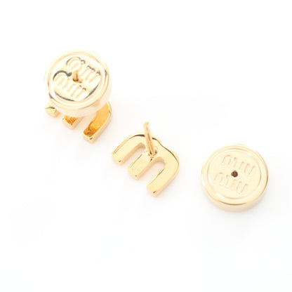 ピアス GP ゴールド ブラック ミュウミュウ アクセサリー miu miu