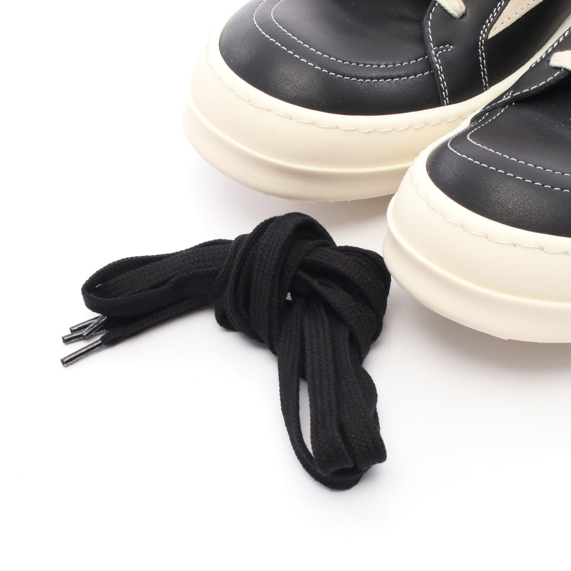 VINTAGE SNEAKS スニーカー レザー スエード ブラック ベージュ リックオウエンス シューズ Rick Owens