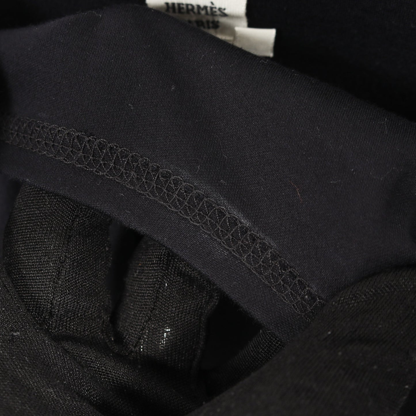 ワンピース コットン ダークネイビー 刺繍ポケット エルメス ワンピース HERMES