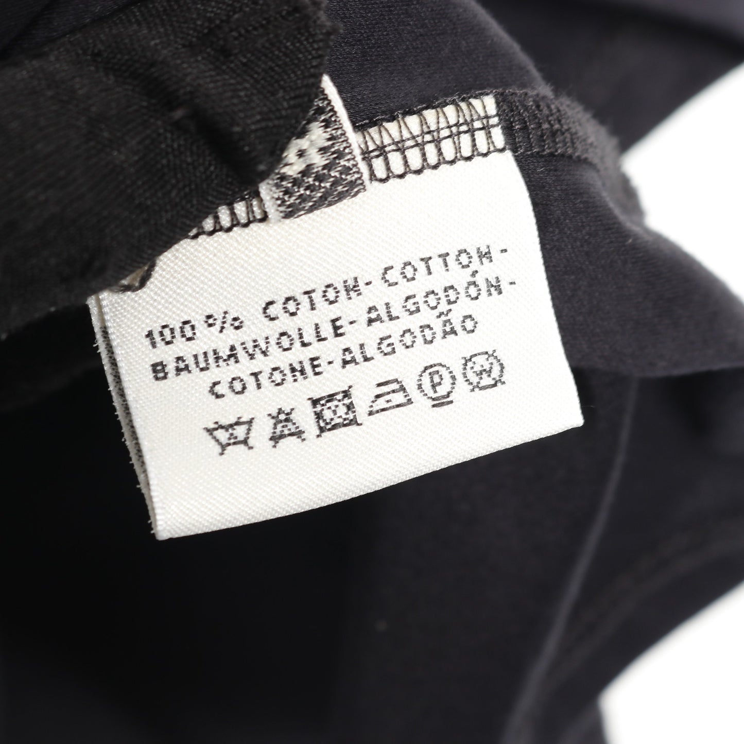 ワンピース コットン ダークネイビー 刺繍ポケット エルメス ワンピース HERMES