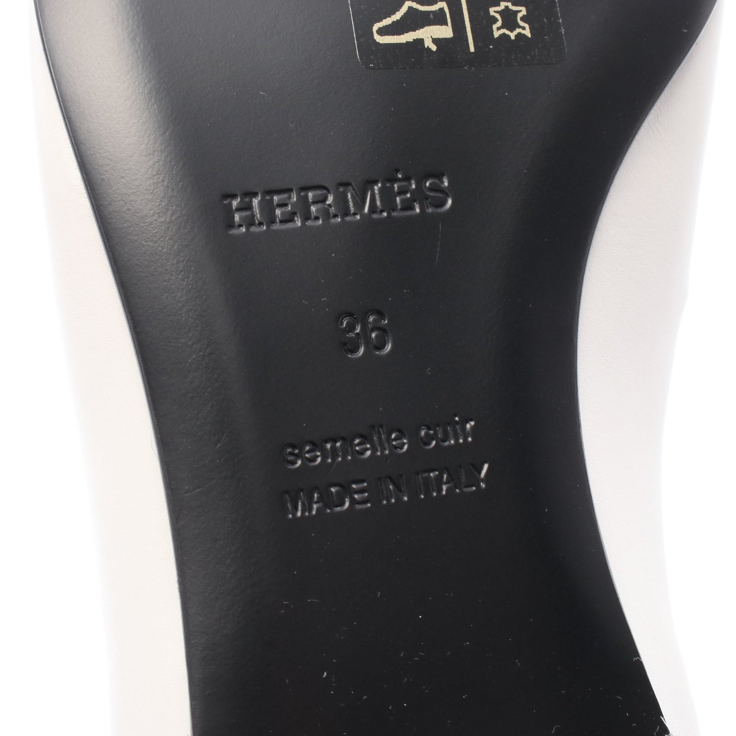 ケリー グリクレール バレエシューズ レザー ライトグレー エルメス シューズ HERMES