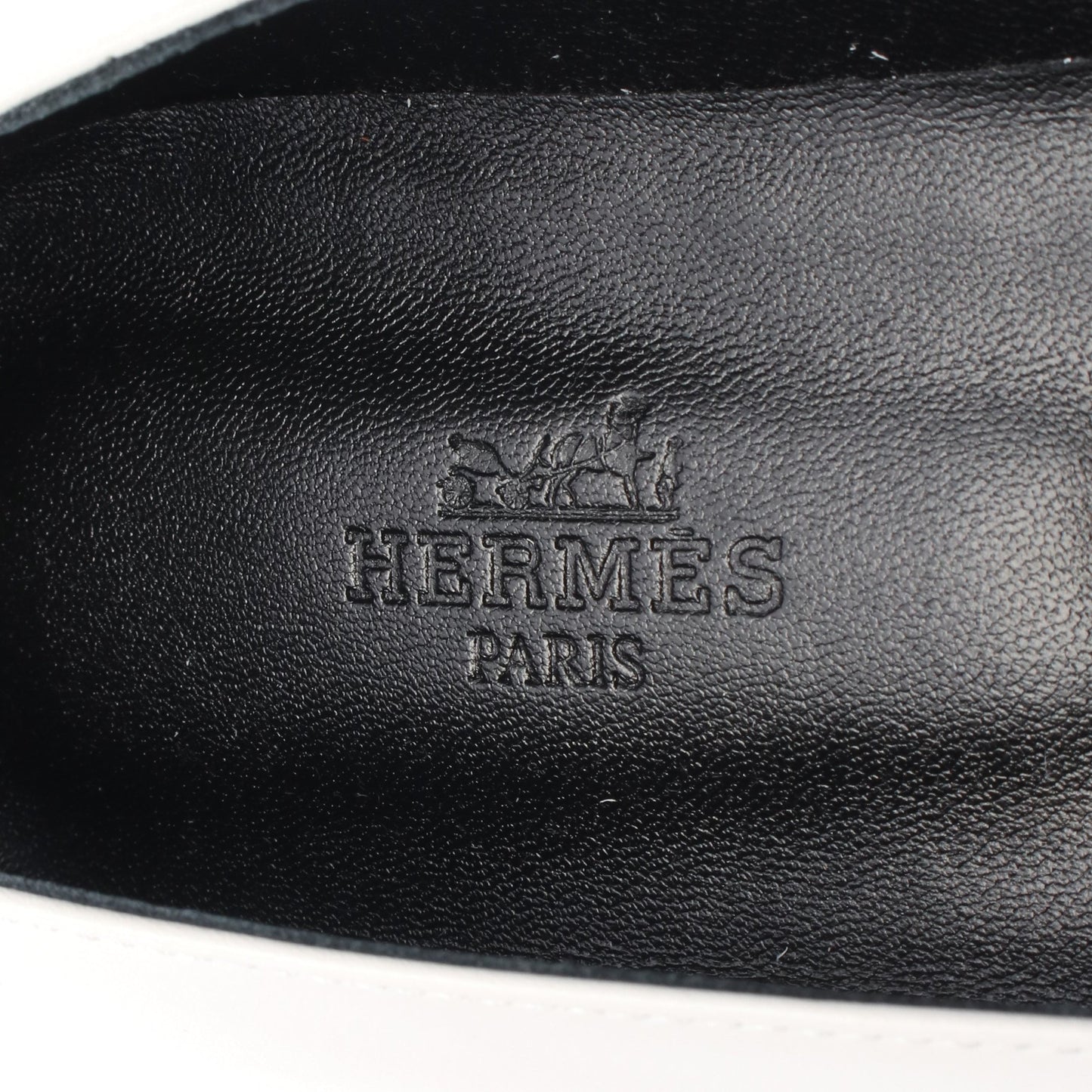 ケリー グリクレール バレエシューズ レザー ライトグレー エルメス シューズ HERMES