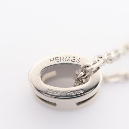 MINI POP H ミニポップアッシュ ネックレス シルバー ライトベージュ エルメス アクセサリー HERMES