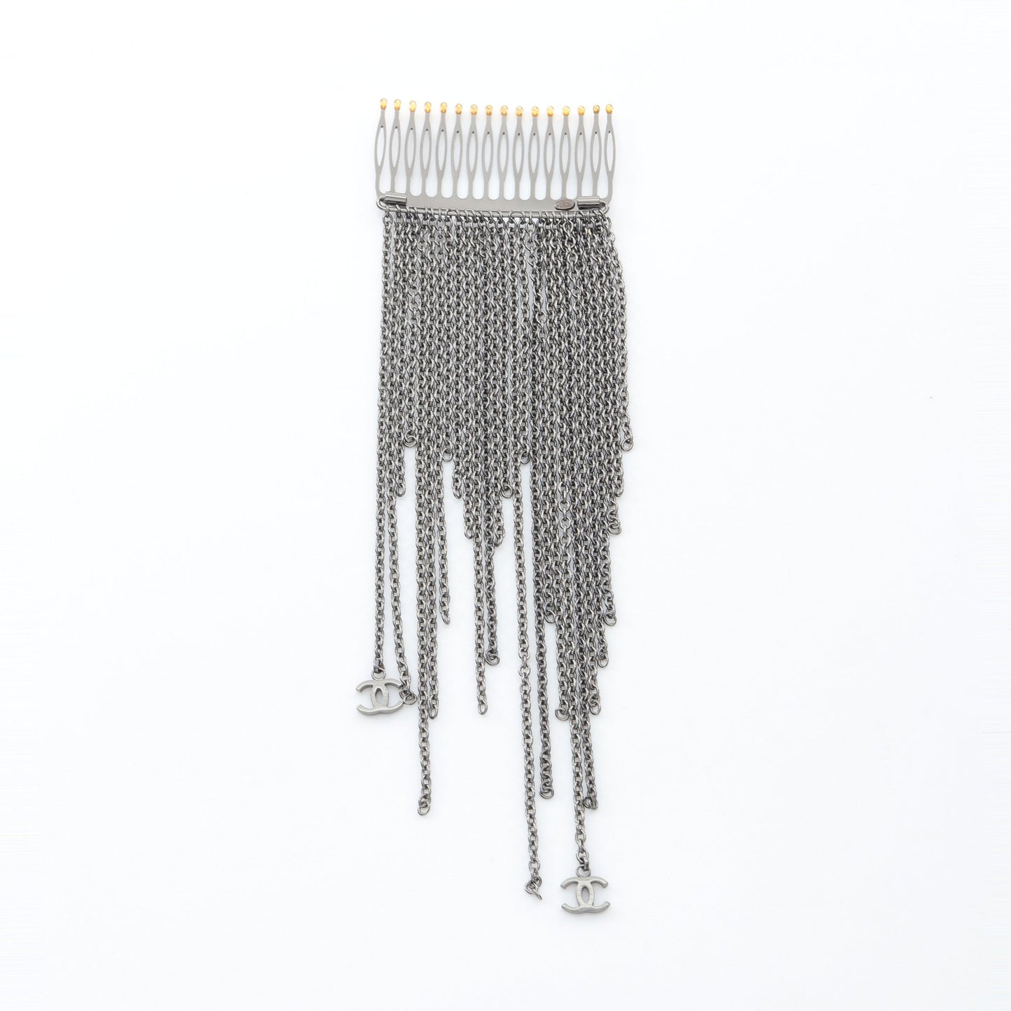 ココマーク コーム ヘアアクセサリー シルバー 02A シャネル アクセサリー CHANEL