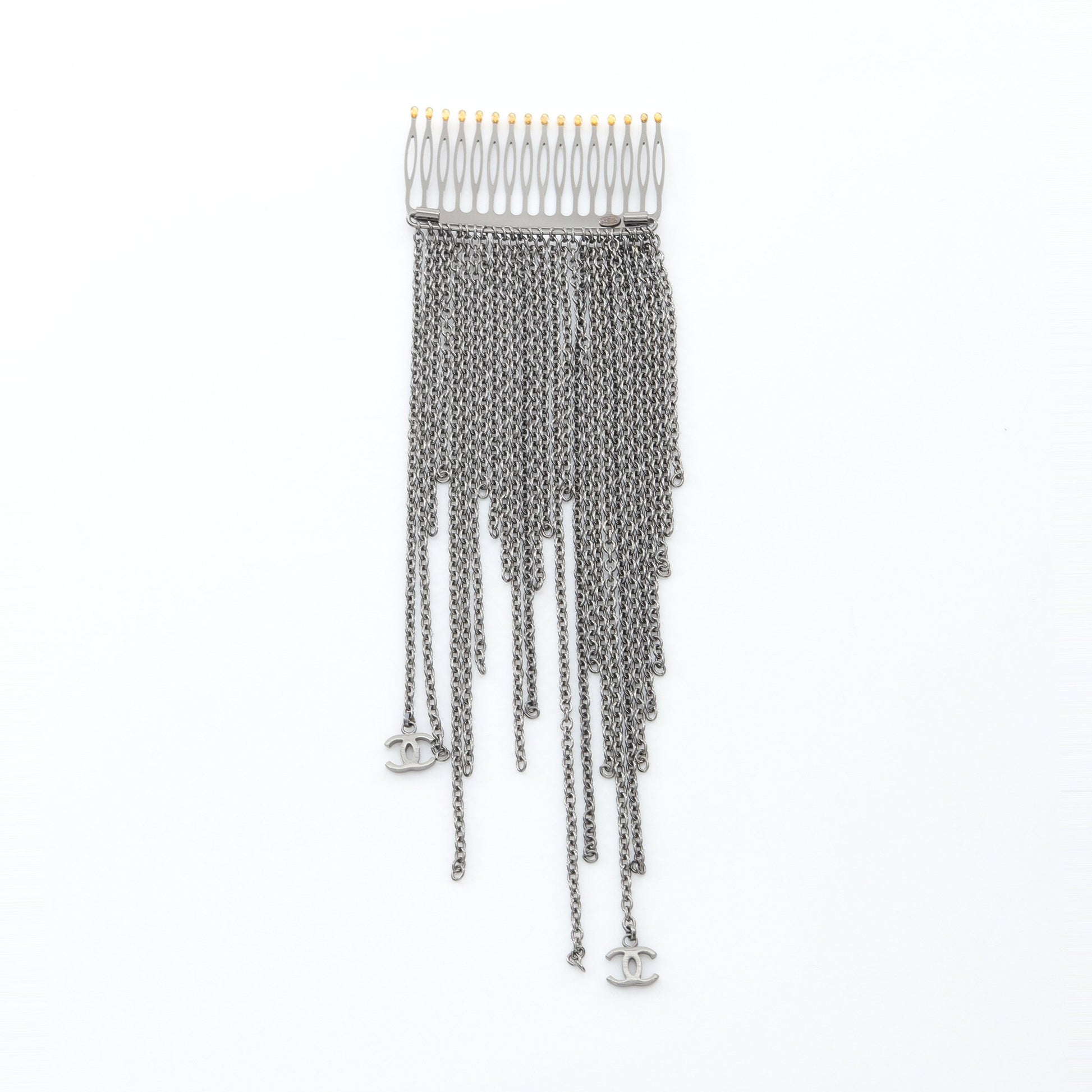 ココマーク コーム ヘアアクセサリー シルバー 02A シャネル アクセサリー CHANEL