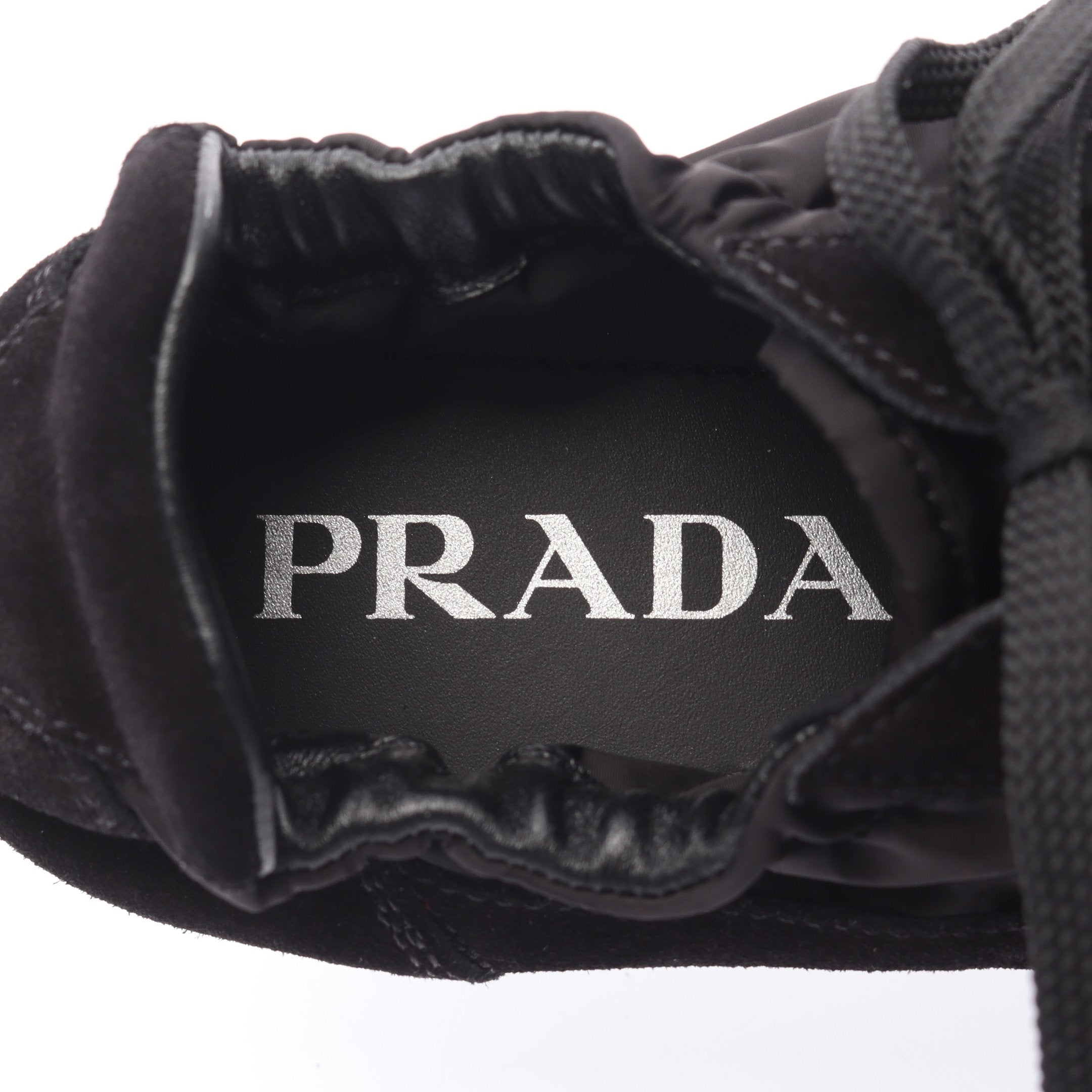 Re-Nylon コラプス スニーカー ナイロン スエード ブラック Re-Nylon コラプス スニーカー ナイロン スエード ブラック