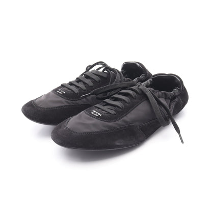 Re-Nylon コラプス スニーカー ナイロン スエード ブラック プラダ シューズ PRADA
