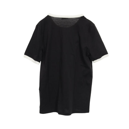 トリオンフ プリント クラシック リンガー Tシャツ ロゴ コットン ブラック ホワイト セリーヌ トップス CELINE