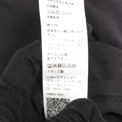 トリオンフ プリント クラシック リンガー Tシャツ ロゴ コットン ブラック ホワイト セリーヌ トップス CELINE