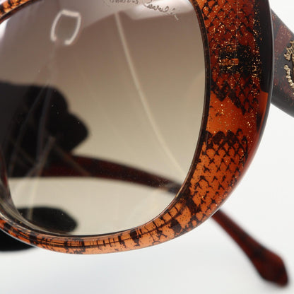 alula サングラス ラメ ロゴ ブラウン ゴールド グラデーションレンズ ロベルトカヴァリ 財布・小物 roberto cavalli