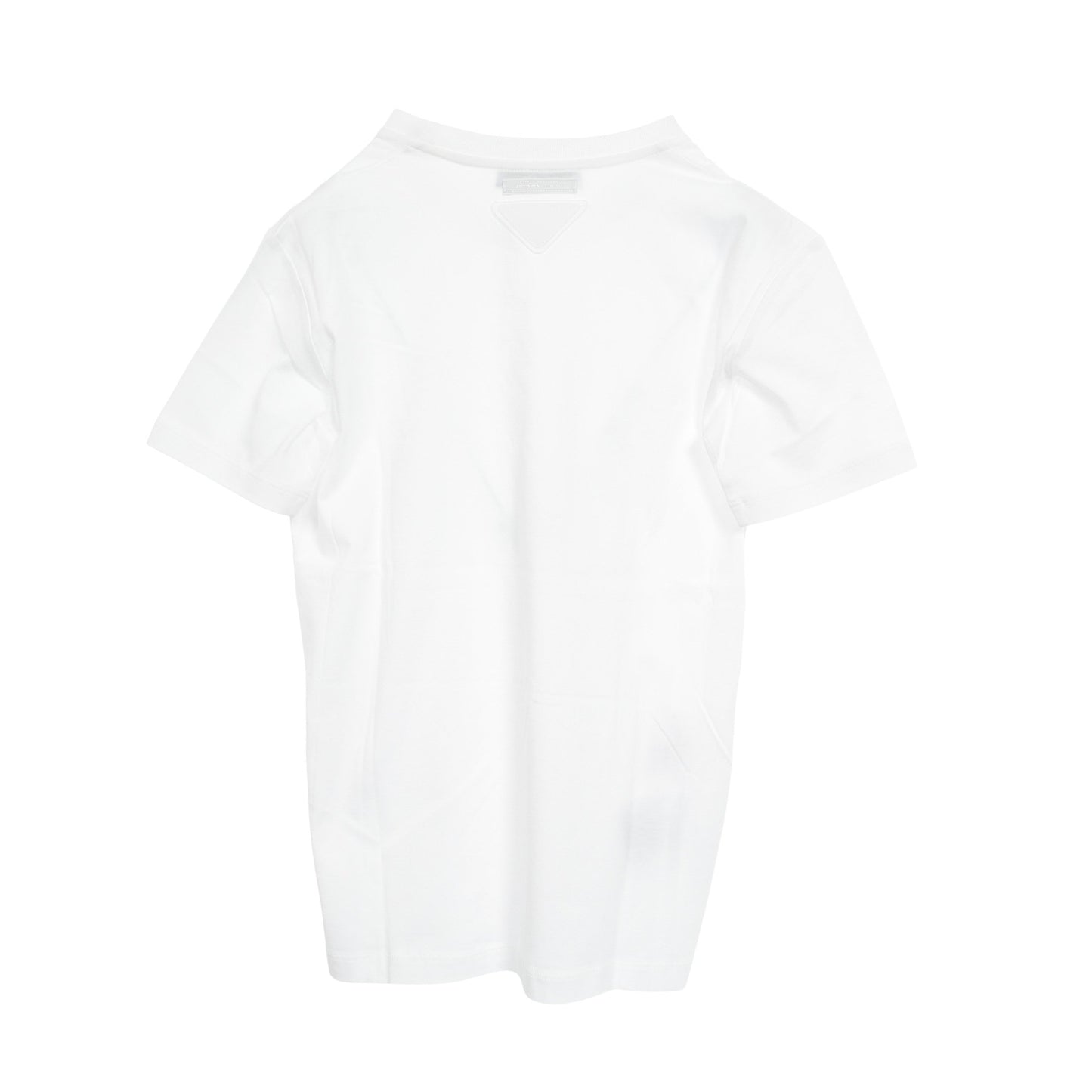 トライアングルロゴ Tシャツ コットン ホワイト プラダ – RECLO 
