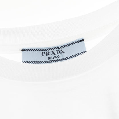 トライアングルロゴ Tシャツ コットン ホワイト プラダ – RECLO 