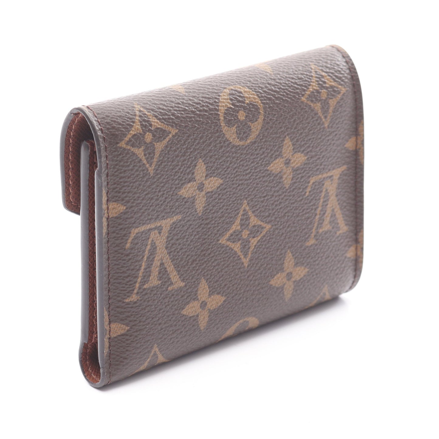 ポルトフォイユ ヴィクトリーヌ モノグラム 三つ折り財布 PVC ブラウン ルイヴィトン 財布・小物 LOUIS VUITTON