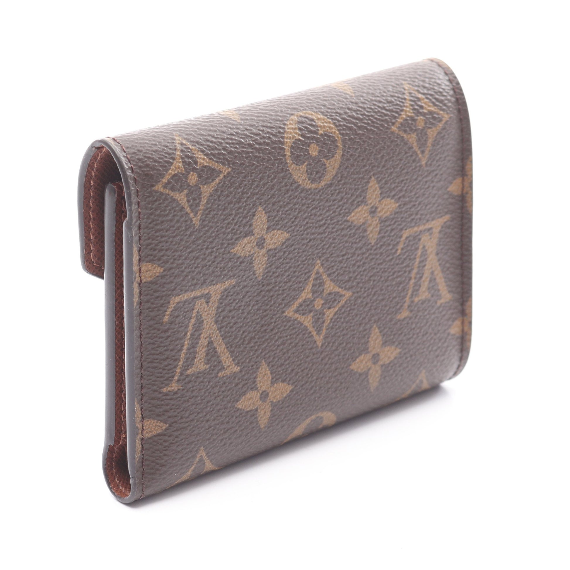 ポルトフォイユ ヴィクトリーヌ モノグラム 三つ折り財布 PVC ブラウン ルイヴィトン 財布・小物 LOUIS VUITTON