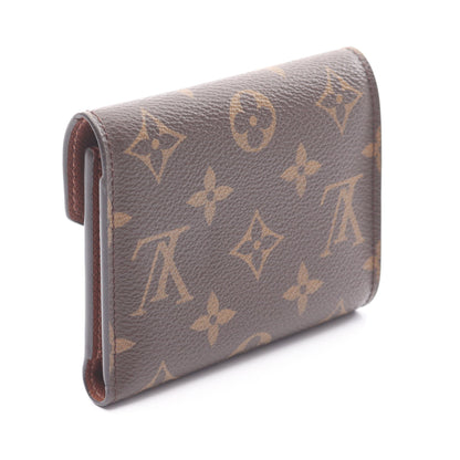 ポルトフォイユ ヴィクトリーヌ モノグラム 三つ折り財布 PVC ブラウン ルイヴィトン 財布・小物 LOUIS VUITTON