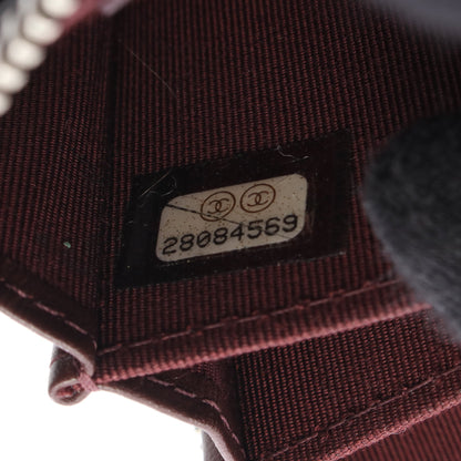 クラシック ジップ コインパース マトラッセ コインケース キャビアスキン ブラック シルバー金具 シャネル 財布・小物 CHANEL