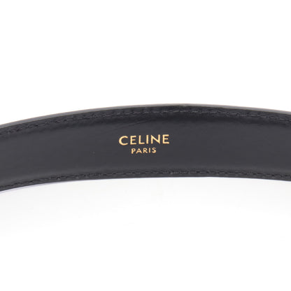 ミディアム トリオンフ ベルト レザー ブラック セリーヌ 財布・小物 CELINE