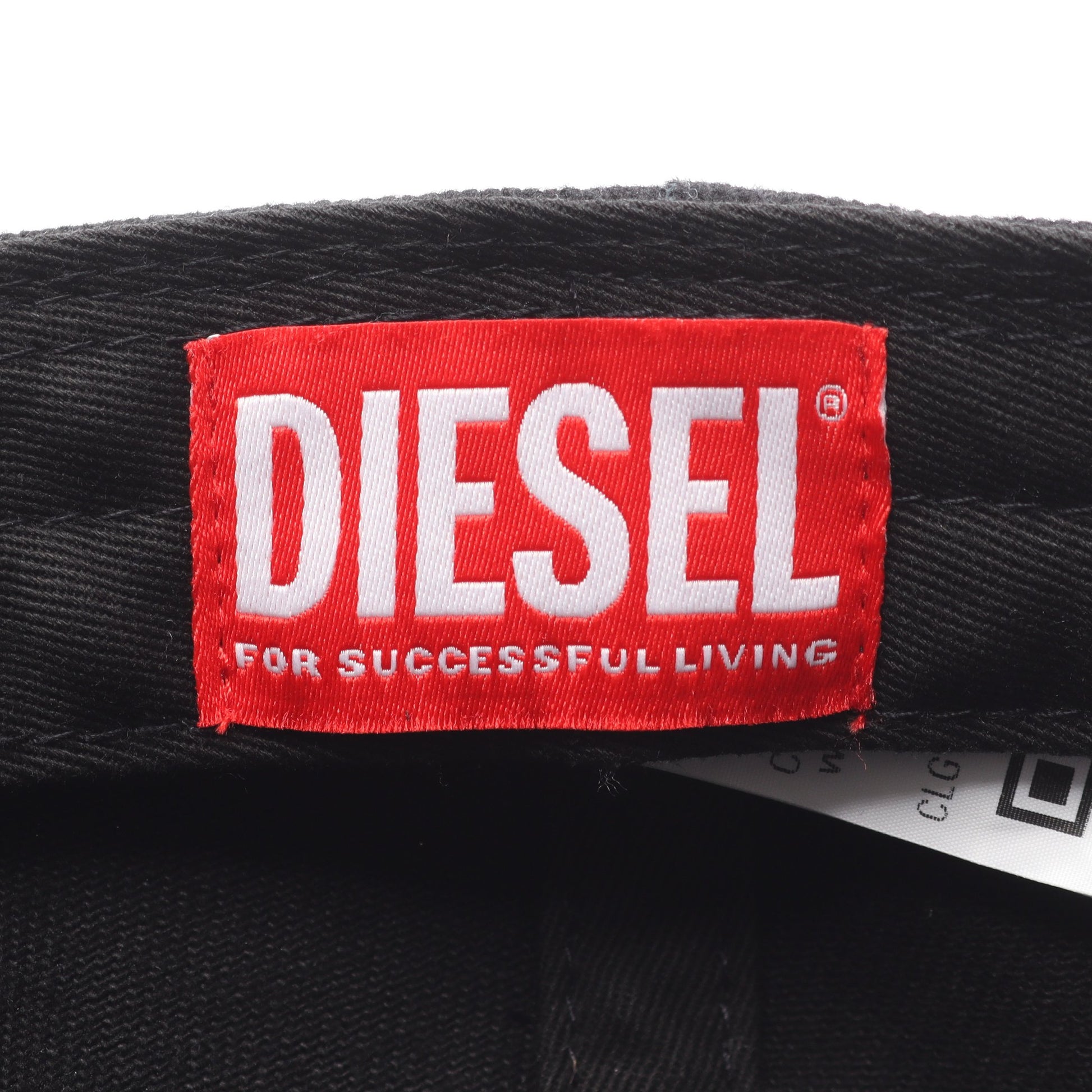 C-PLAK キャップ コットン ブラック ディーゼル 財布・小物 DIESEL