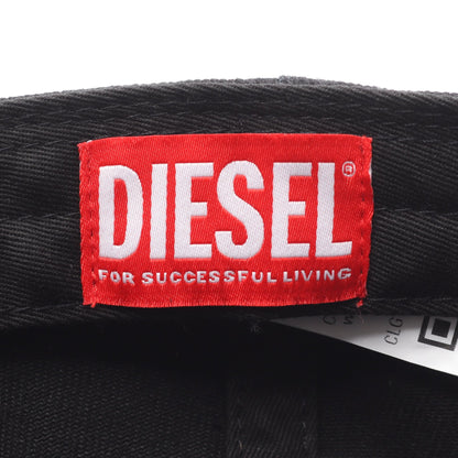 C-PLAK キャップ コットン ブラック ディーゼル 財布・小物 DIESEL