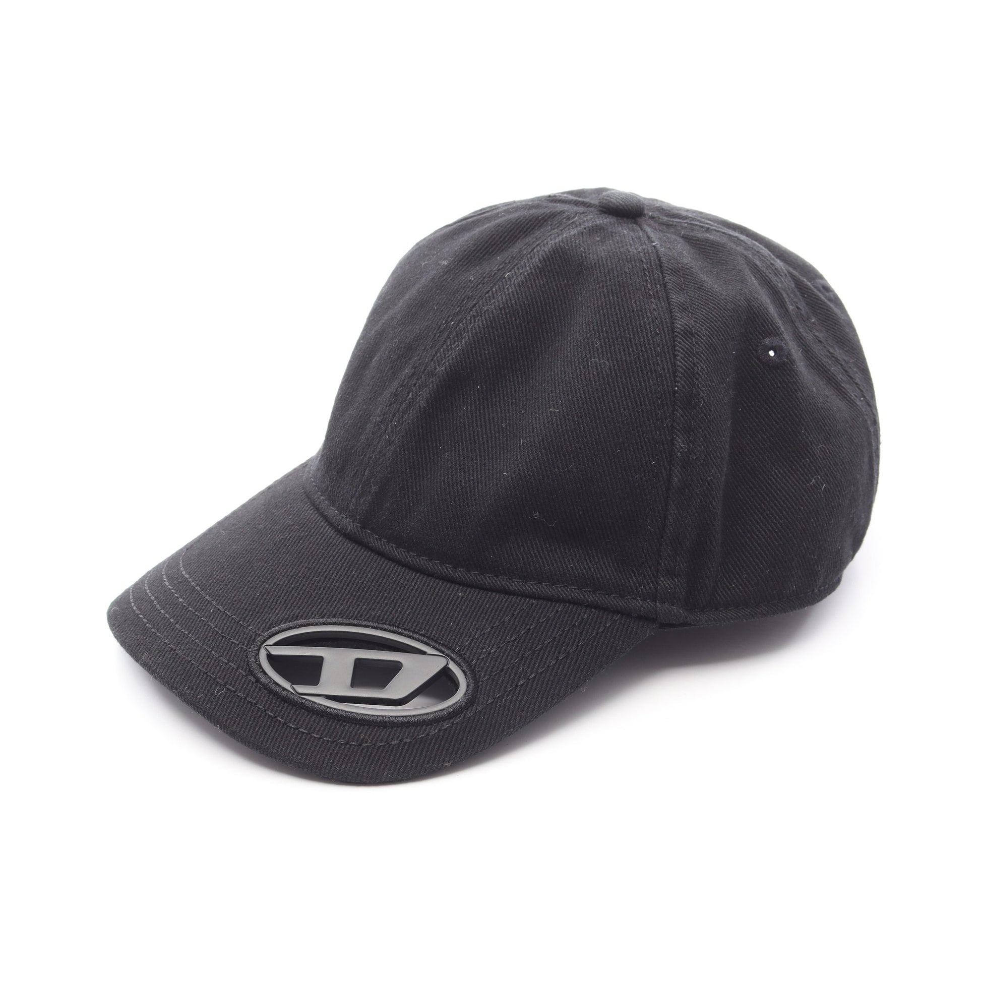 C-PLAK キャップ コットン ブラック ディーゼル 財布・小物 DIESEL