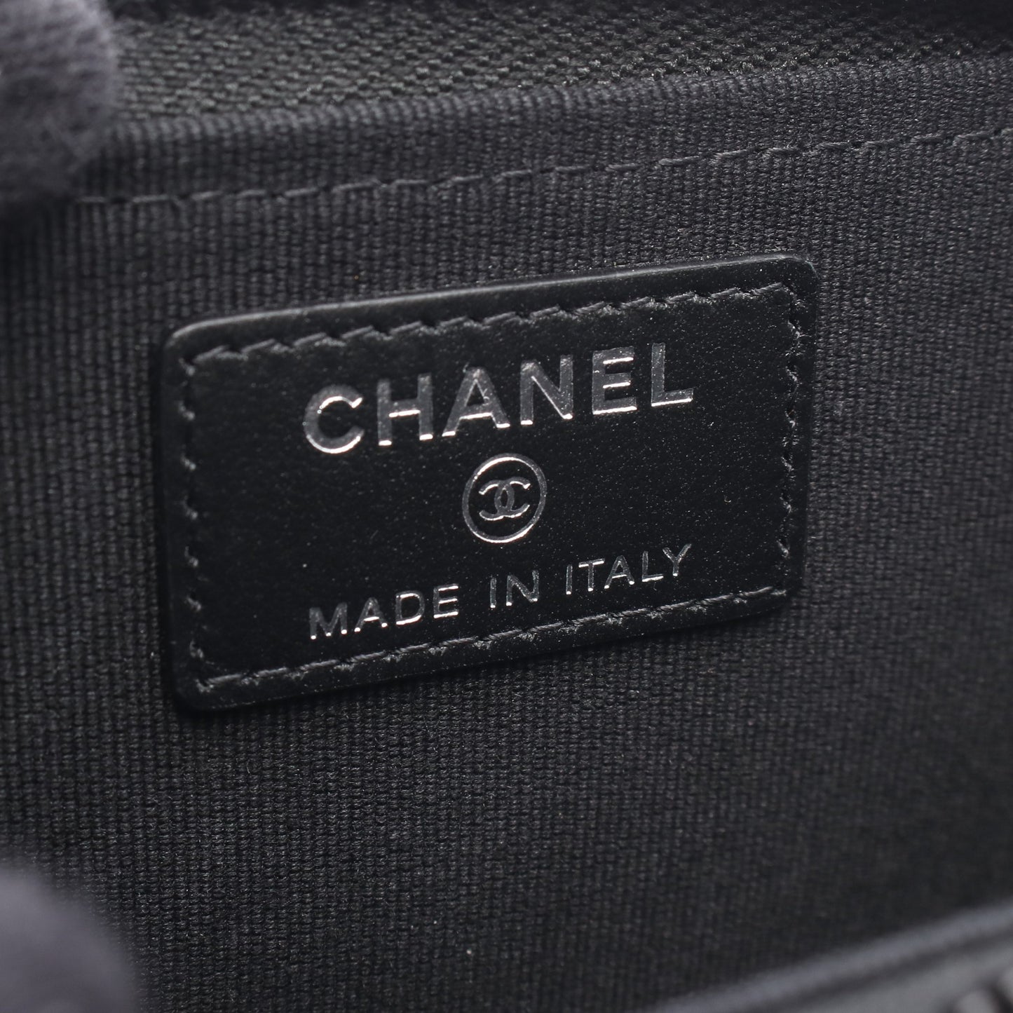 マトラッセ コインケース レザー ブラック ブラック金具 シャネル 財布・小物 CHANEL