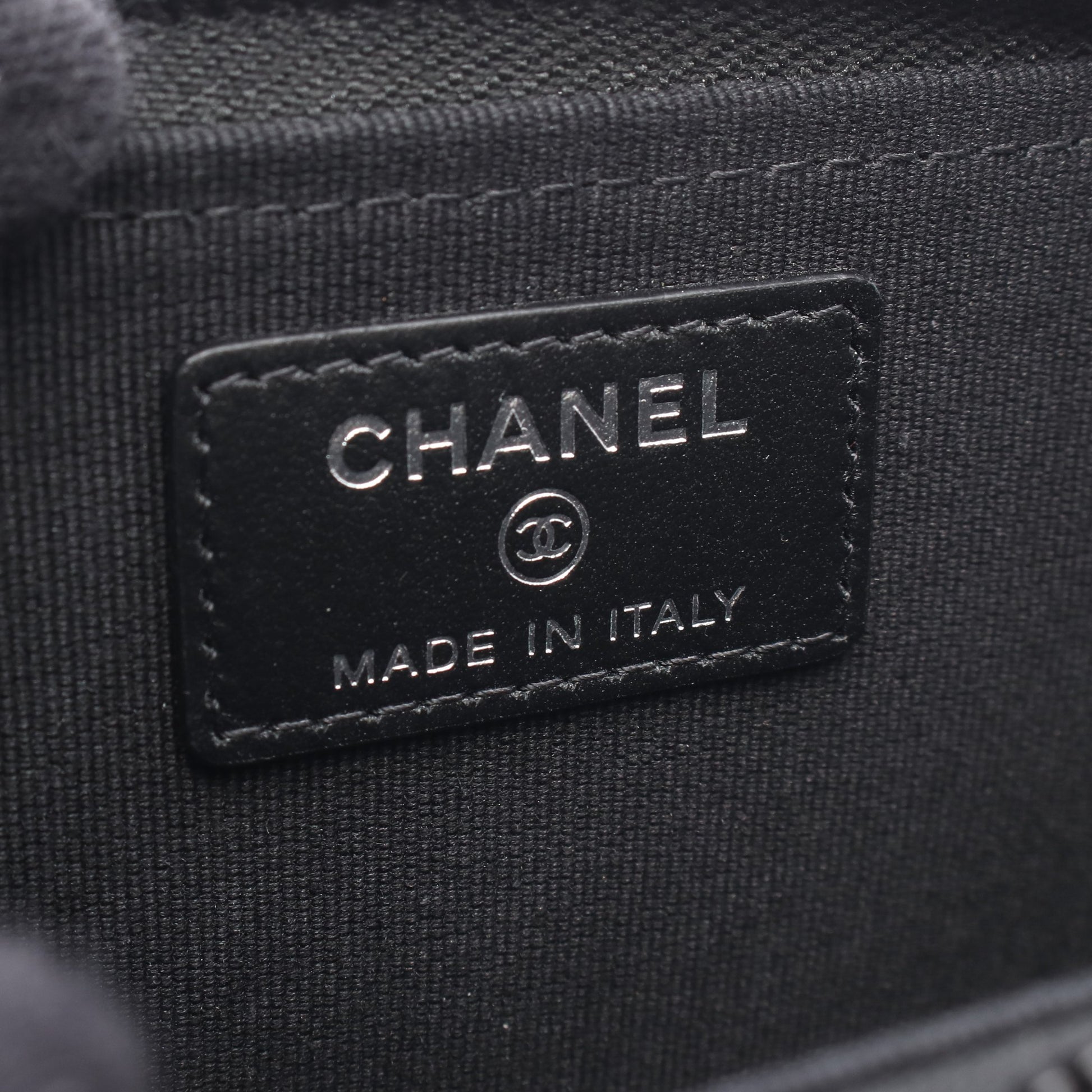 マトラッセ コインケース レザー ブラック ブラック金具 シャネル 財布・小物 CHANEL