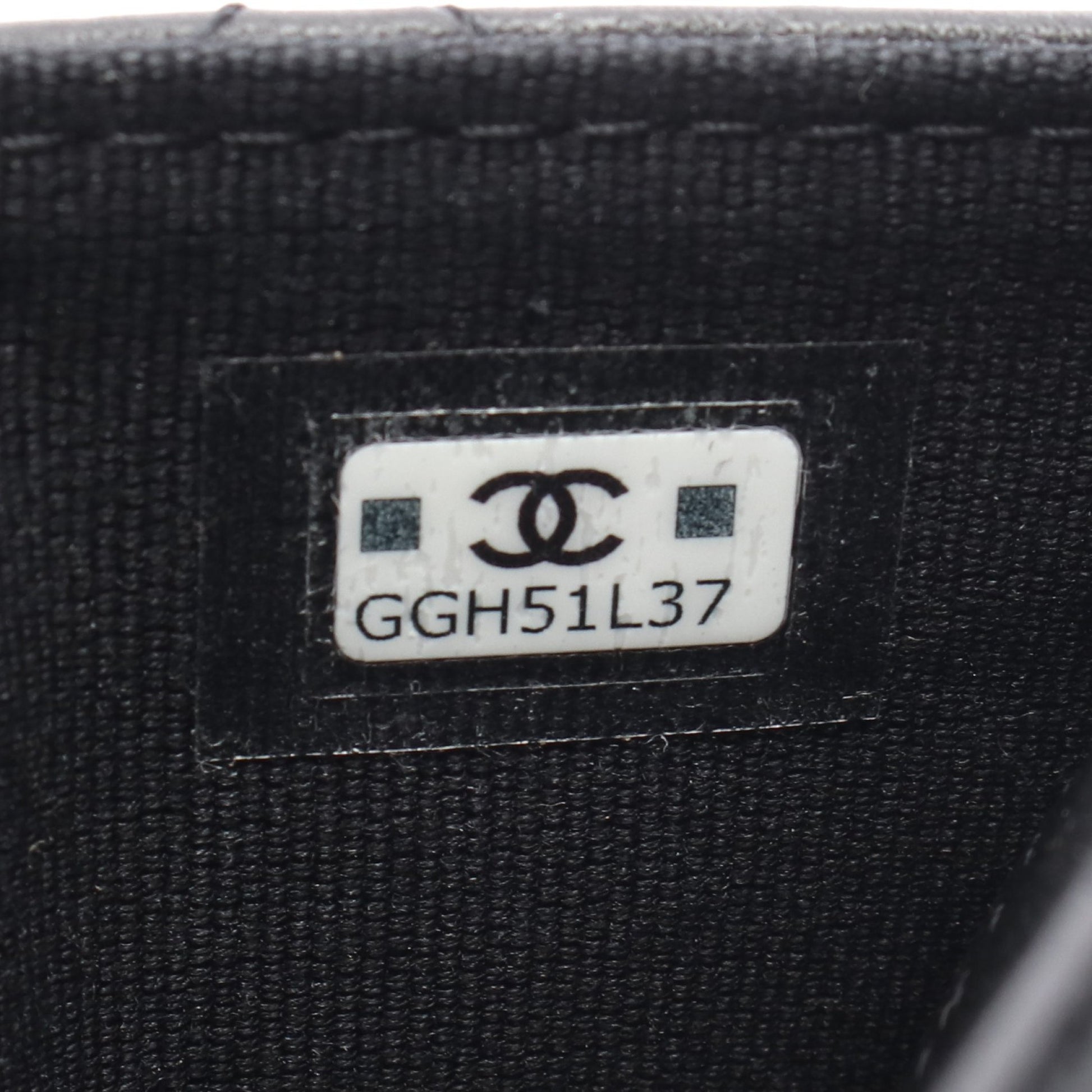 マトラッセ コインケース レザー ブラック ブラック金具 シャネル 財布・小物 CHANEL