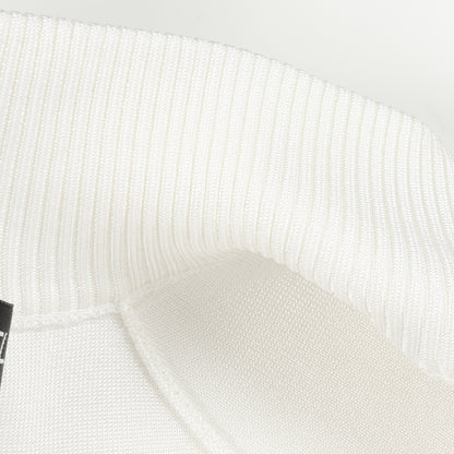 ブルゾン ビーズ スパンコール ロゴワッペン ビスコース オフホワイト マルチカラー 23C シャネル アウター CHANEL