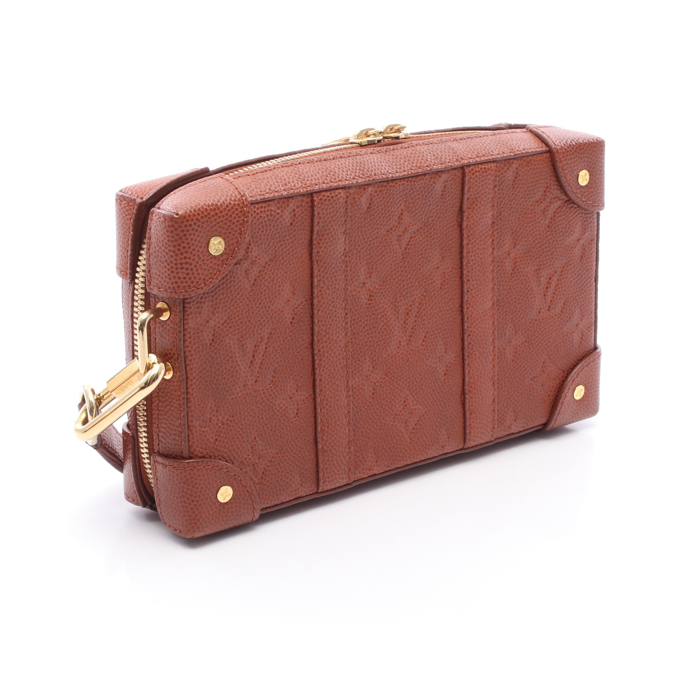 Louis Vuitton ショルダーバッグ ブラウンレザー 中古・古着通販】LOUIS VUITTON (ルイ ヴィトン) ショルダー