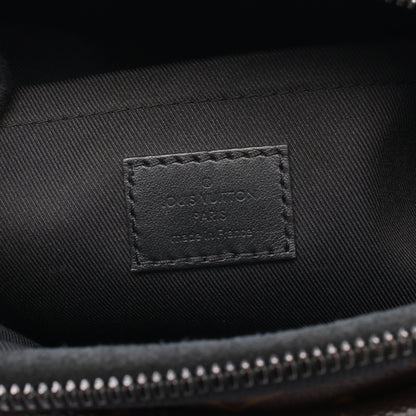 Sロック メッセンジャー モノグラムマカサー ハンドバッグ PVC レザー ブラウン ブルー 2WAY ルイヴィトン バッグ LOUIS VUITTON