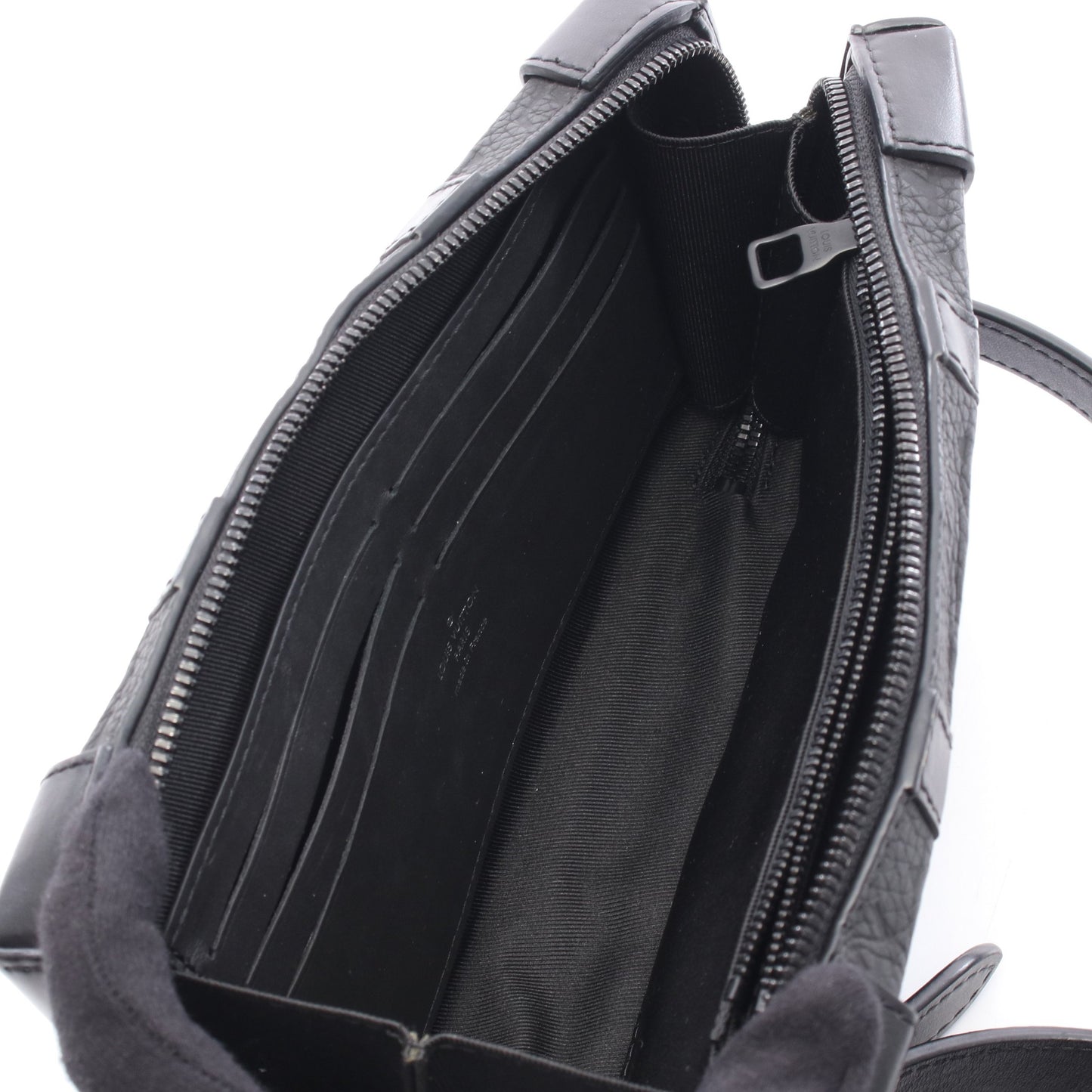 ソフトトランク ウォレット トリヨンモノグラム ショルダーバッグ レザー ブラック ルイヴィトン バッグ LOUIS VUITTON