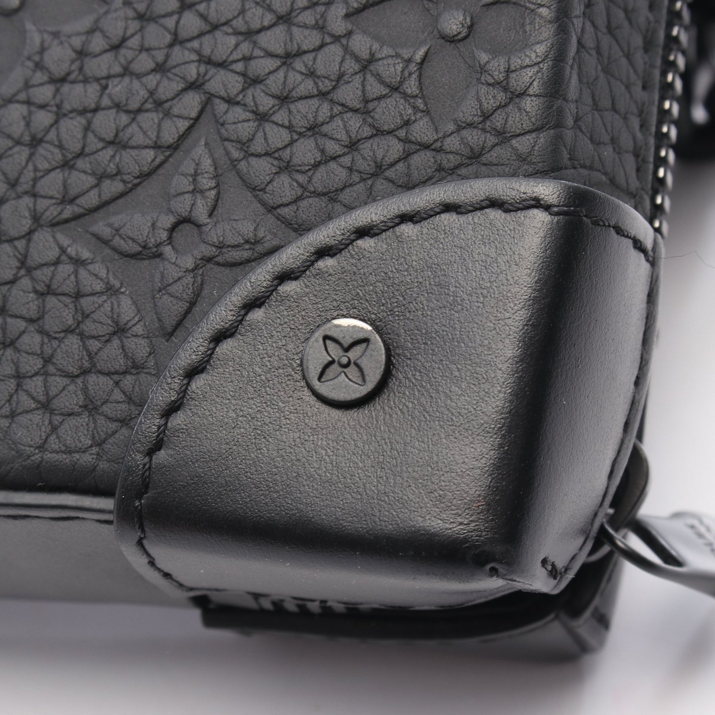ソフトトランク ウォレット トリヨンモノグラム ショルダーバッグ レザー ブラック ルイヴィトン バッグ LOUIS VUITTON