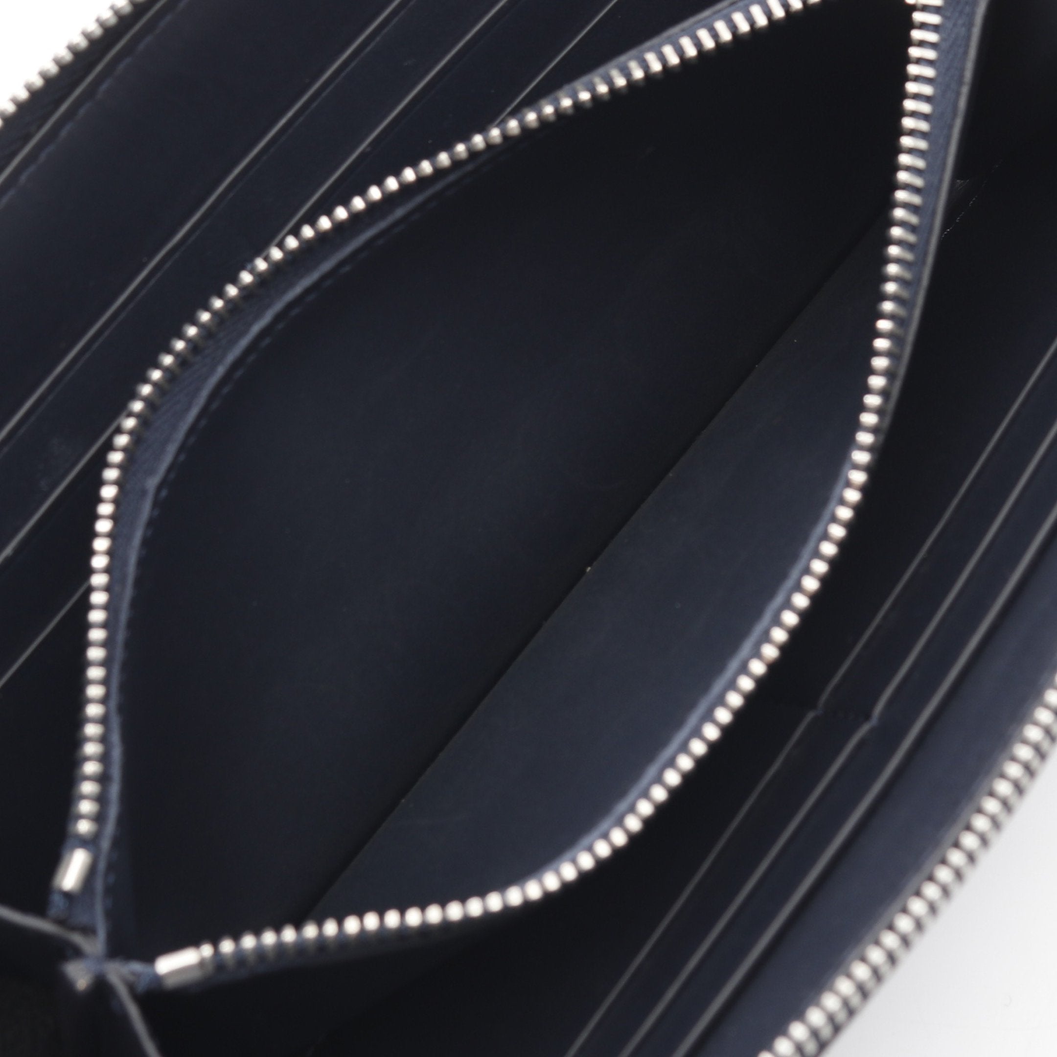 LOEWE ロエベ 長財布 ラウンドファスナー リボン ブルー グレー レザー LOEWE ラウンドファスナー長財布 グレーブルー系 リボン 8287