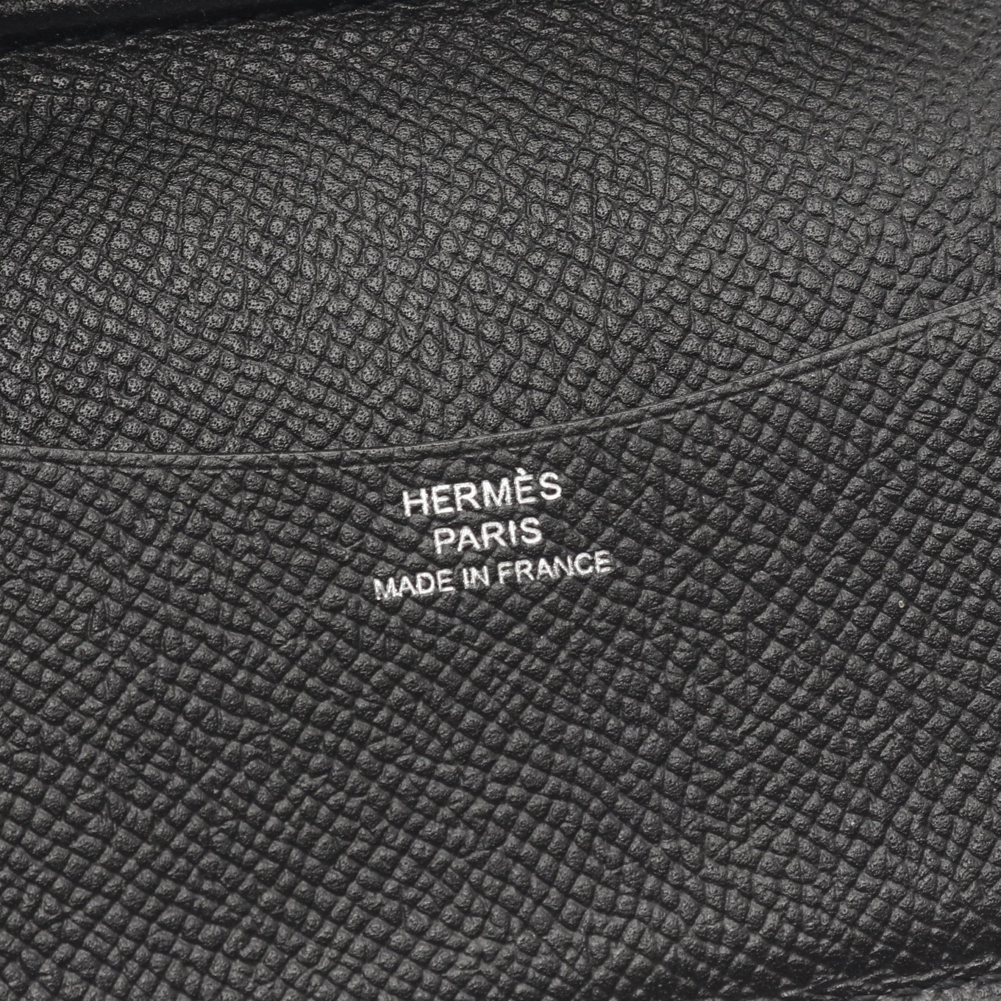 アジェンダミニ 手帳カバー ヴォーエプソン ブラック シルバー金具 T刻印 エルメス 財布・小物 HERMES