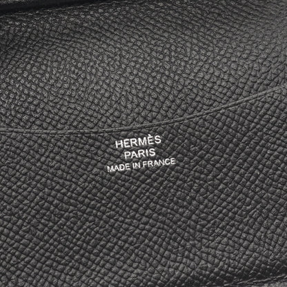 アジェンダミニ 手帳カバー ヴォーエプソン ブラック シルバー金具 T刻印 エルメス 財布・小物 HERMES
