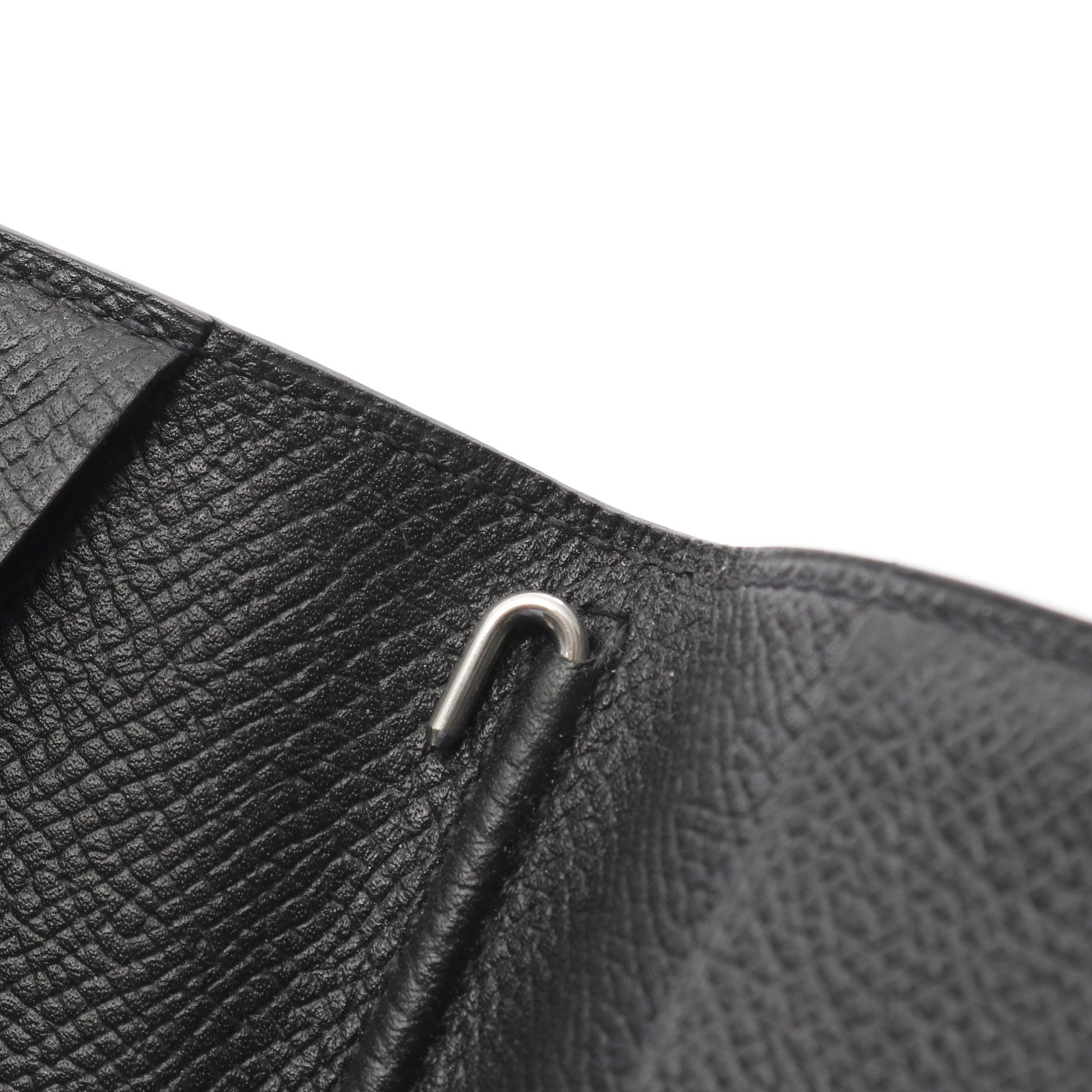 アジェンダミニ 手帳カバー ヴォーエプソン ブラック シルバー金具 T刻印 エルメス 財布・小物 HERMES