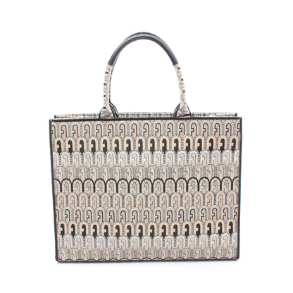 オポチュニティ ハンドバッグ トートバッグ キャンバス ベージュ マルチカラー フルラ バッグ FURLA