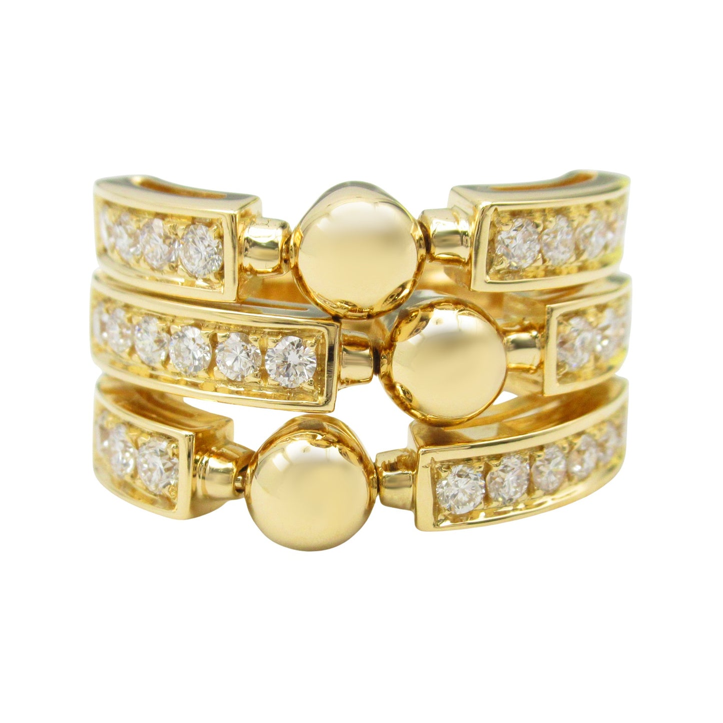 アレグラ リングダイヤ リング 指輪 K18（イエローゴールド） ダイヤモンド クリア ブルガリ アクセサリー BVLGARI