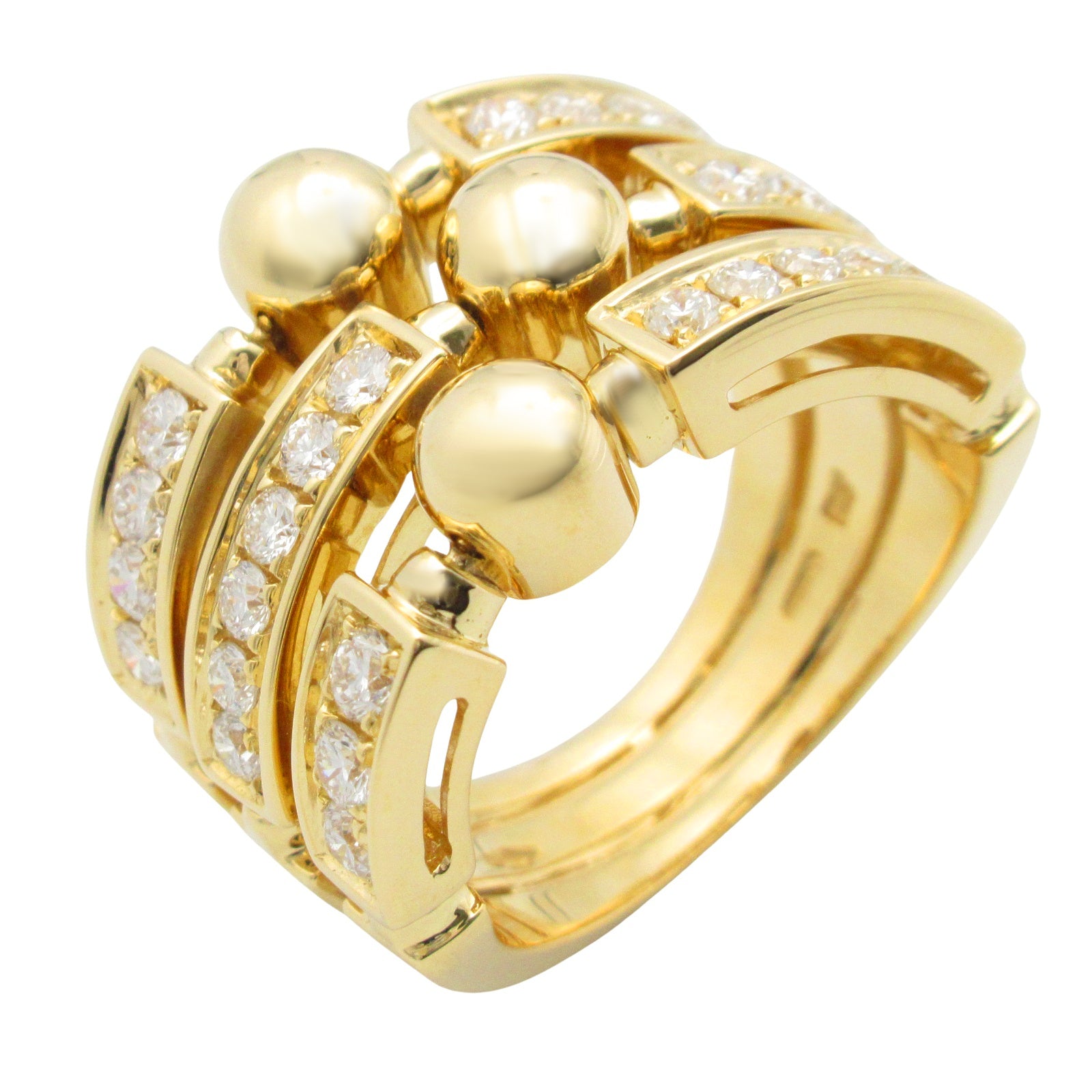 アレグラ リングダイヤ リング 指輪 K18（イエローゴールド） ダイヤモンド クリア ブルガリ アクセサリー BVLGARI