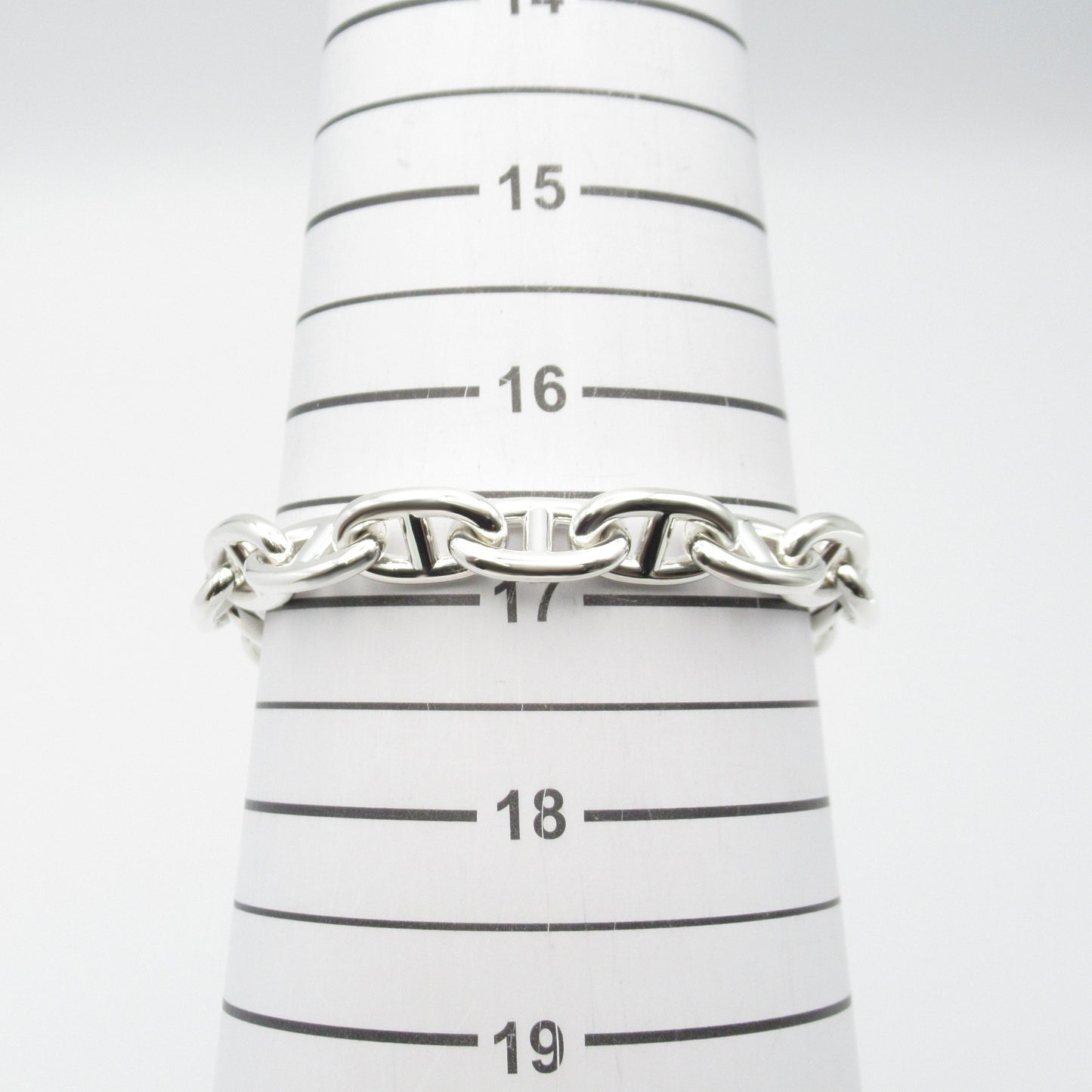 シェーヌダンクル ブレス MM 15コマ ブレスレット シルバー925 シルバー エルメス アクセサリー HERMES