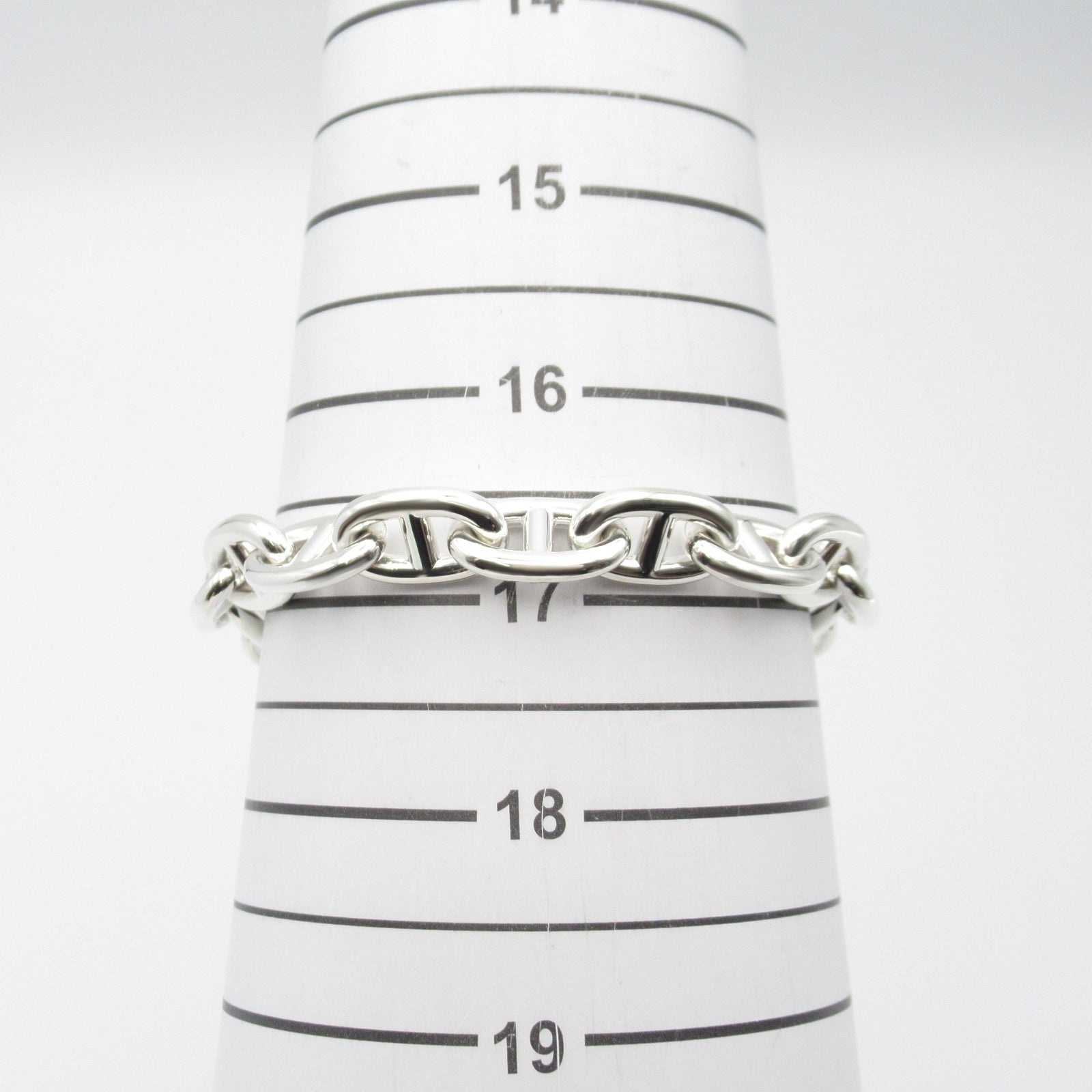 シェーヌダンクル ブレス MM 15コマ ブレスレット シルバー925 シルバー エルメス アクセサリー HERMES