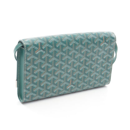 モンテカルロPM クラッチバッグ ショルダーバッグ コーティングキャンバス レザー グリーン マルチカラー ゴヤール バッグ GOYARD