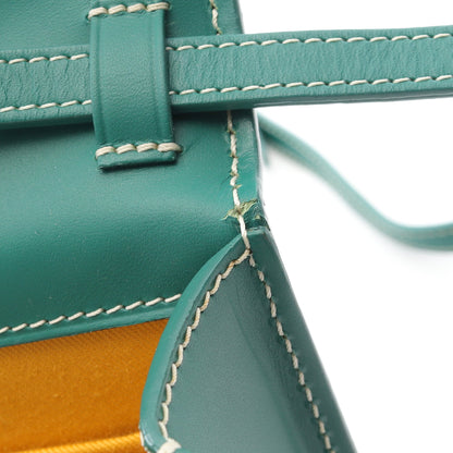 モンテカルロPM クラッチバッグ ショルダーバッグ コーティングキャンバス レザー グリーン マルチカラー ゴヤール バッグ GOYARD