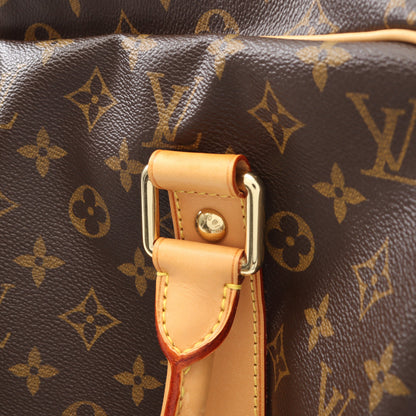 キャリーオール モノグラム ボストンバッグ PVC レザー ブラウン ルイヴィトン バッグ LOUIS VUITTON