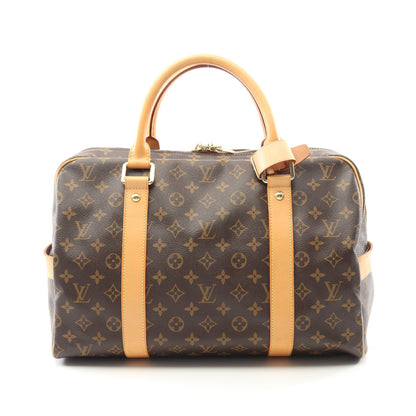 キャリーオール モノグラム ボストンバッグ PVC レザー ブラウン ルイヴィトン バッグ LOUIS VUITTON