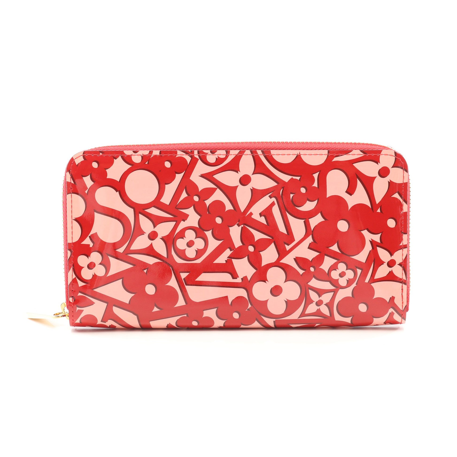 ジッピーウォレット スイートモノグラムヴェルニ ポムダムール  