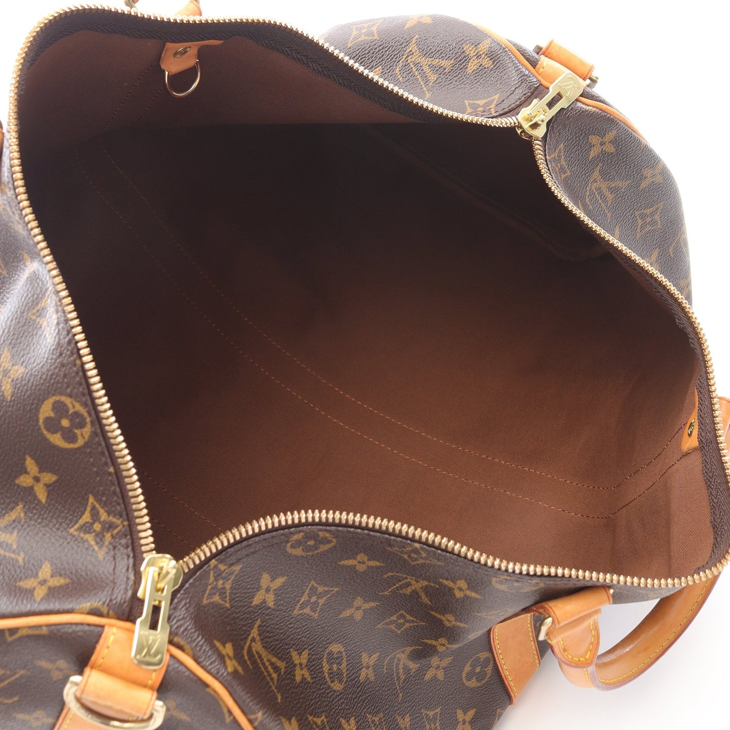 キーポル バンドリエール45 モノグラム ボストンバッグ PVC レザー ブラウン 2WAY ルイヴィトン バッグ LOUIS VUITTON