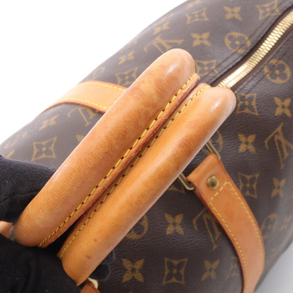 キーポル バンドリエール45 モノグラム ボストンバッグ PVC レザー ブラウン 2WAY ルイヴィトン バッグ LOUIS VUITTON