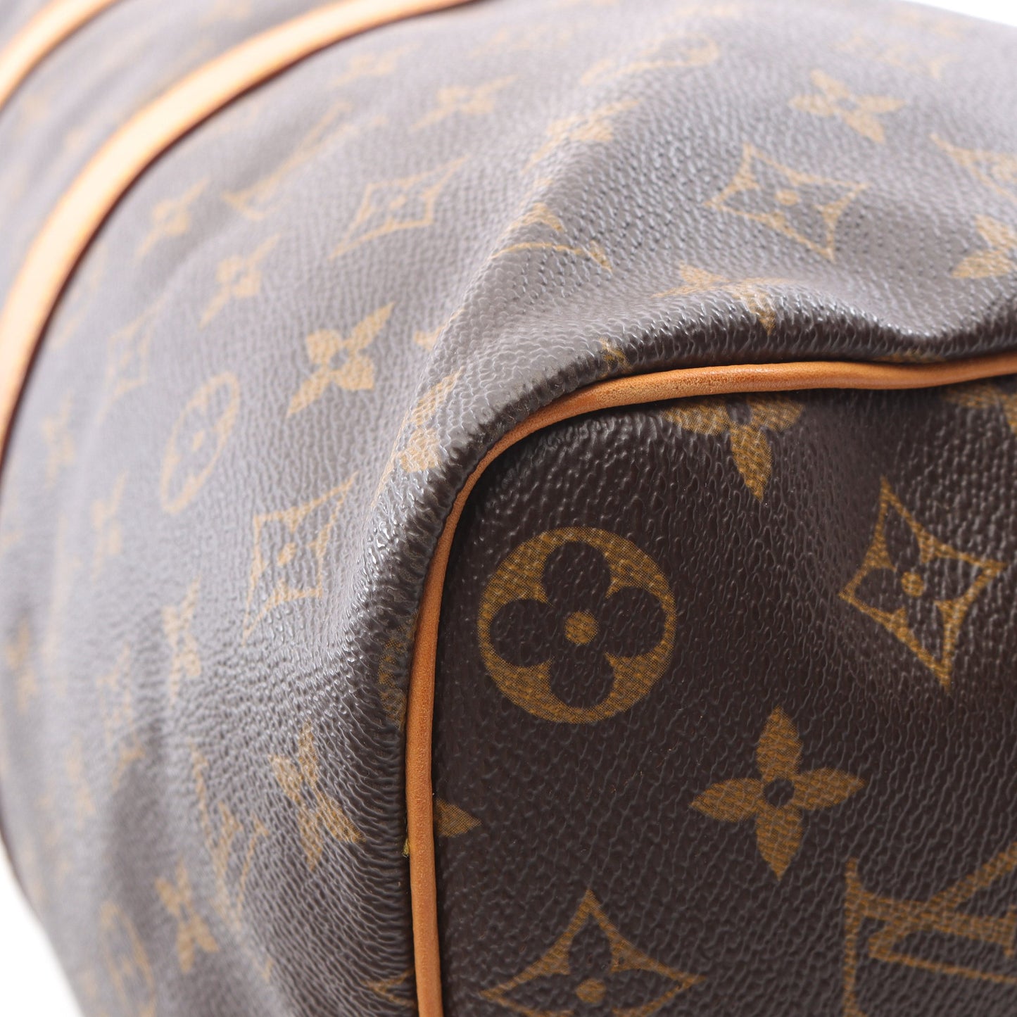 キーポル バンドリエール45 モノグラム ボストンバッグ PVC レザー ブラウン 2WAY ルイヴィトン バッグ LOUIS VUITTON